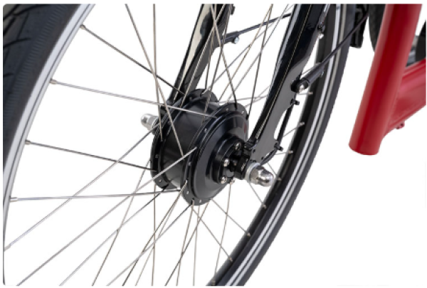 Elektro Dreirad Fido Tiefeinstieg, 7 Gang, mit Federung vorne in der Gabel